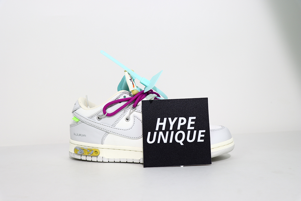 OFF-WHITE X DUNK LOW ‘LOT 21 OF 50’