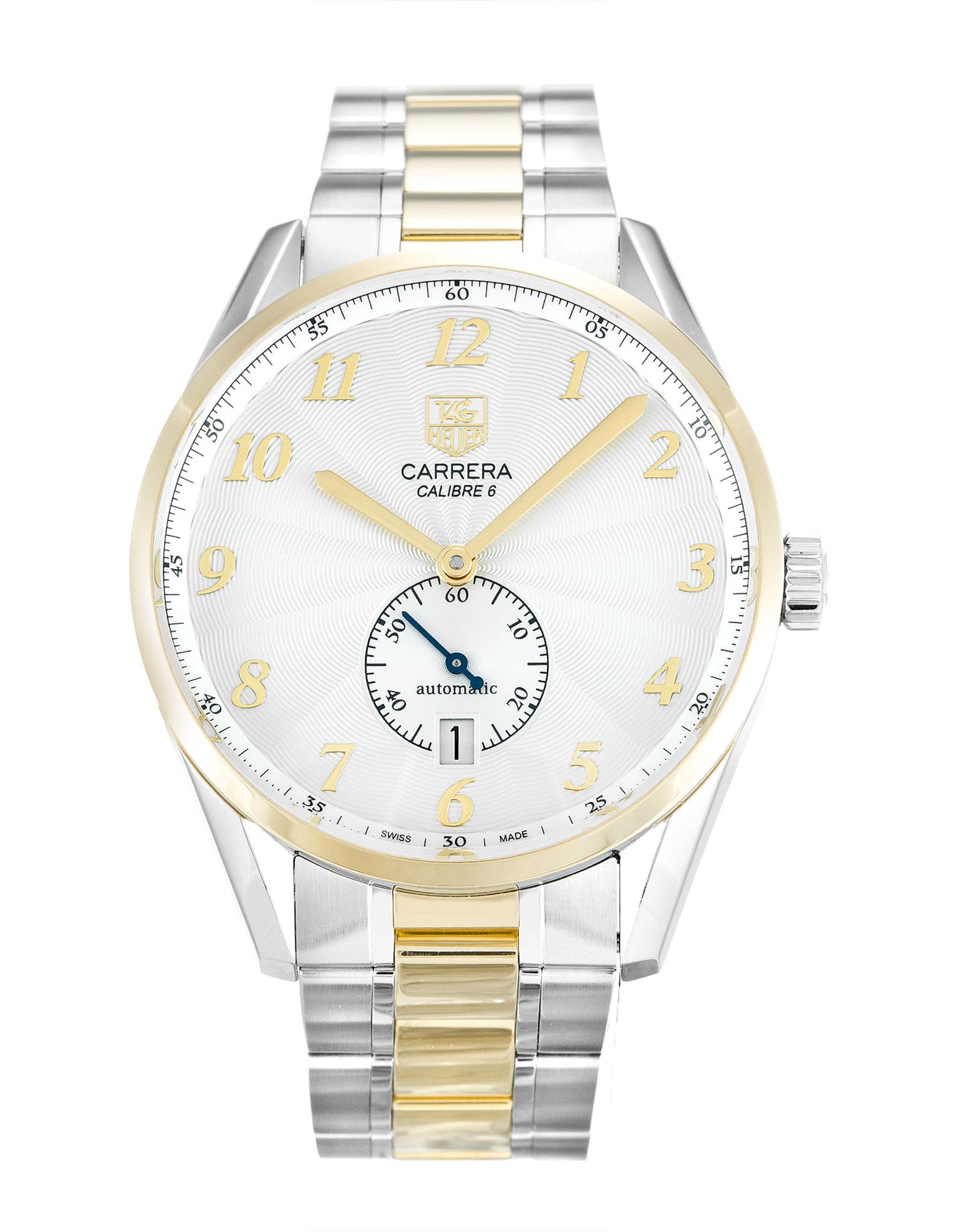 Carrera WAS2150.BD0733 White Dial Number Markers 39MM