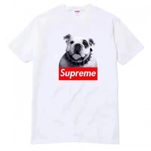 Louis Vuitton Supreme Dog Print T-shirt White/Black