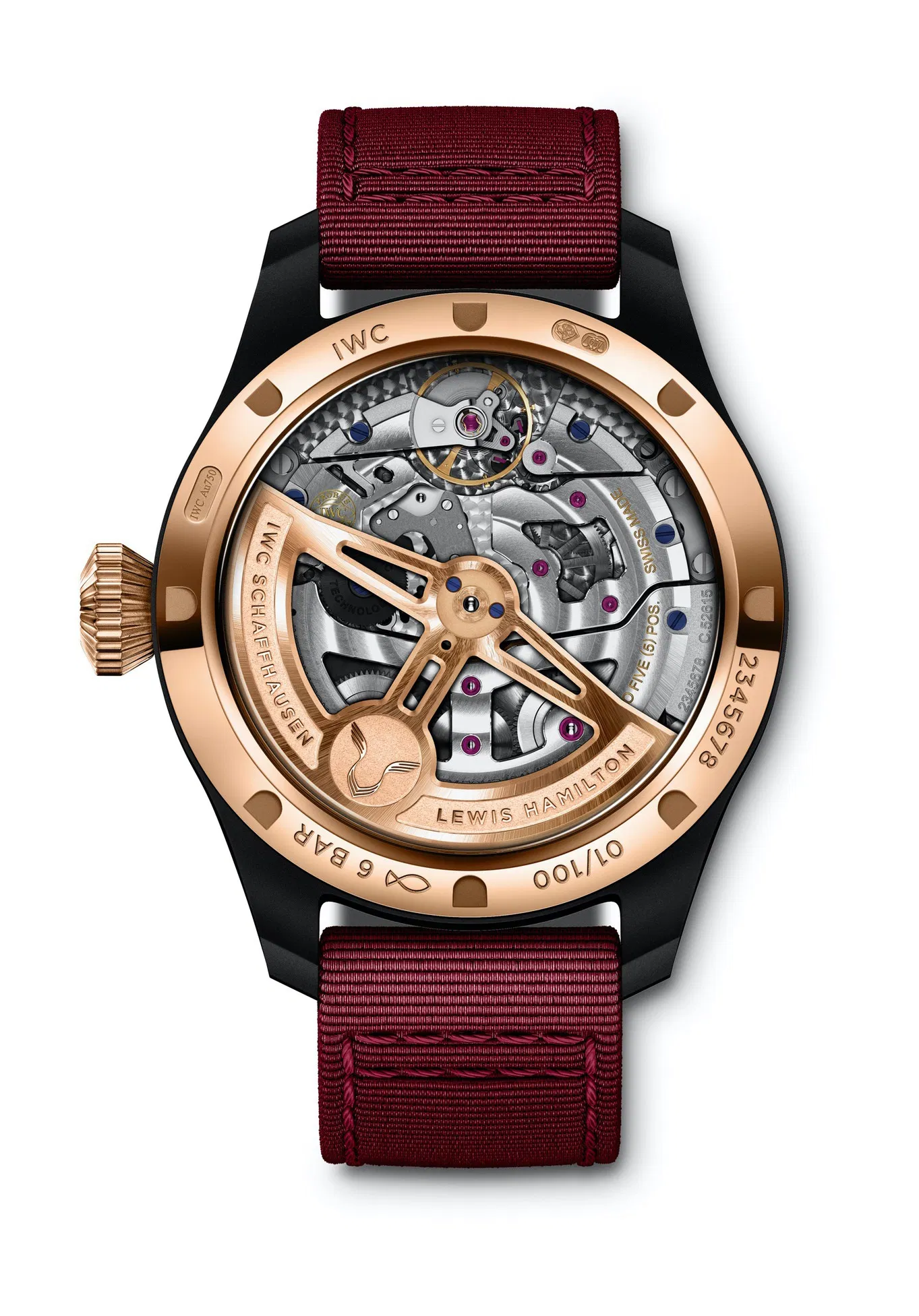 lewis hamilton big Pilots watch pereptual calendar edition iw503002