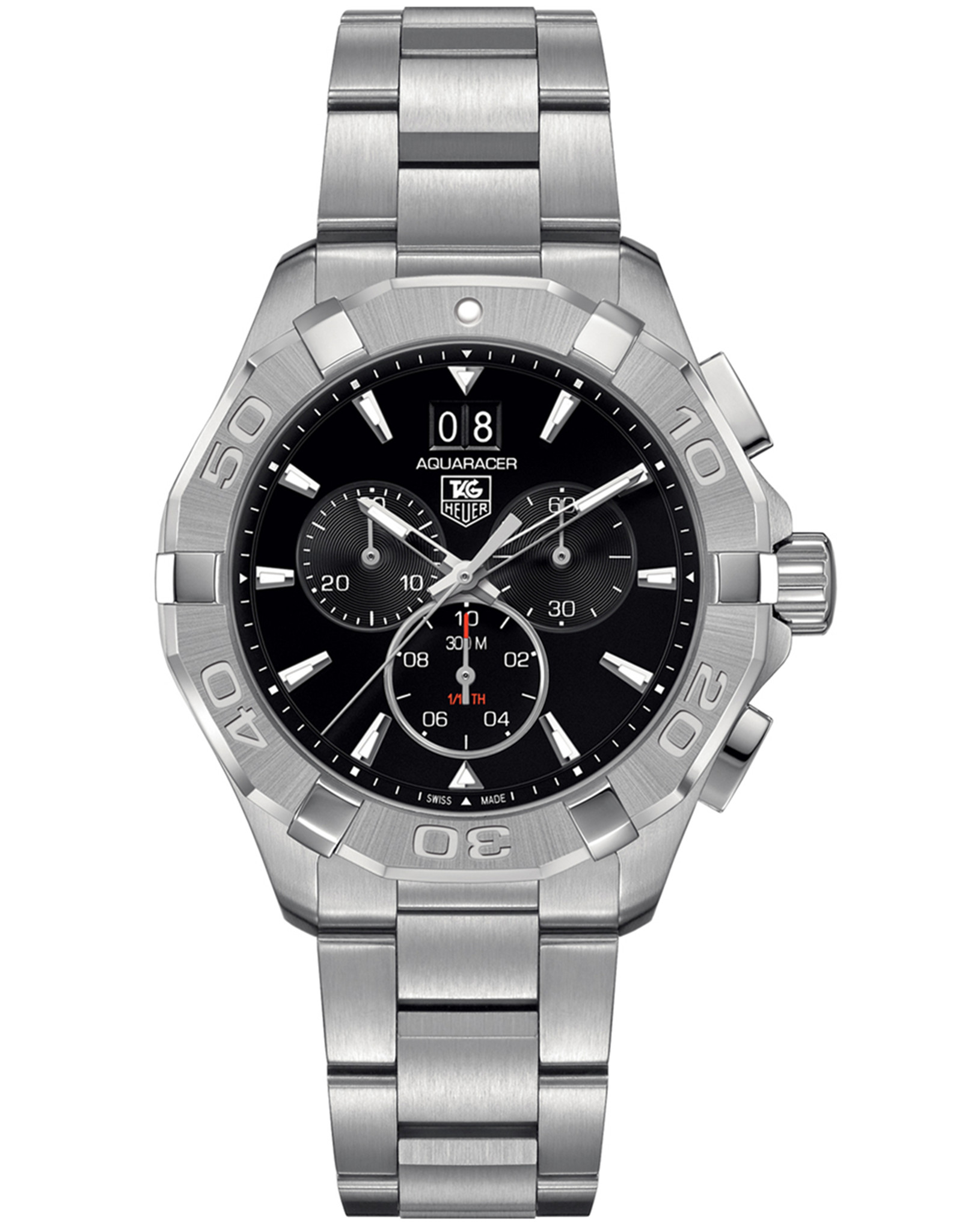 Aquaracer Chronograph Steel Men's Watch CAY1110.BA0927 43 MM
