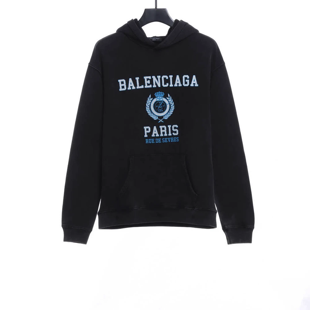 Blue Crown Wheat Hoodie