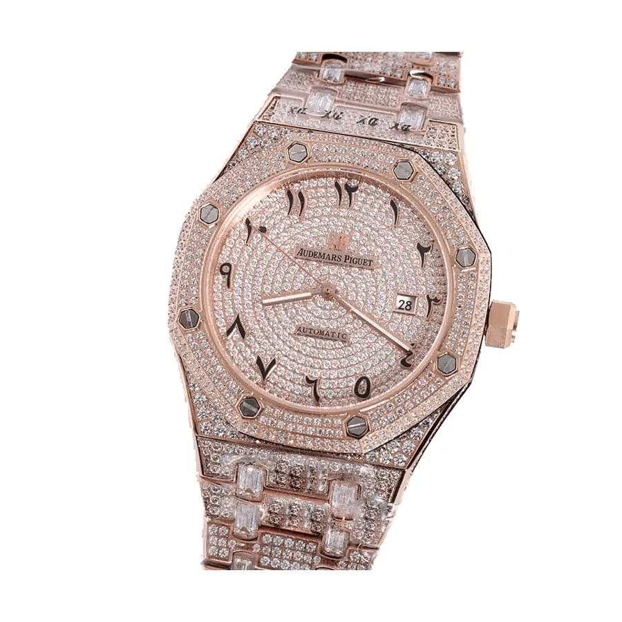 Royal Oak 42 mm, Rose Gold Gem Set Arabic Ref. 15400SR.OO.1220SR.02