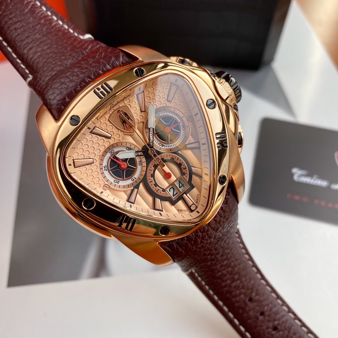 Tonino Lamborghini New Spyder Chronograph Red / Gold