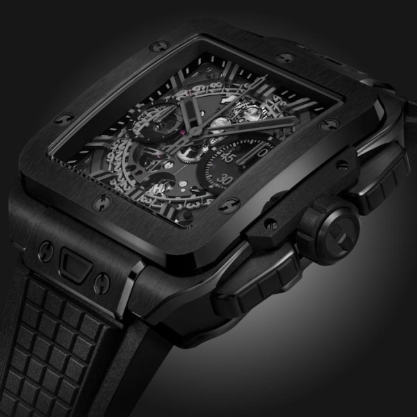 Square Bang Men Automatic Skeleton Rubber Watch 821.CX.0140.RX