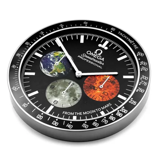 speedmaster moon to mars wall clock