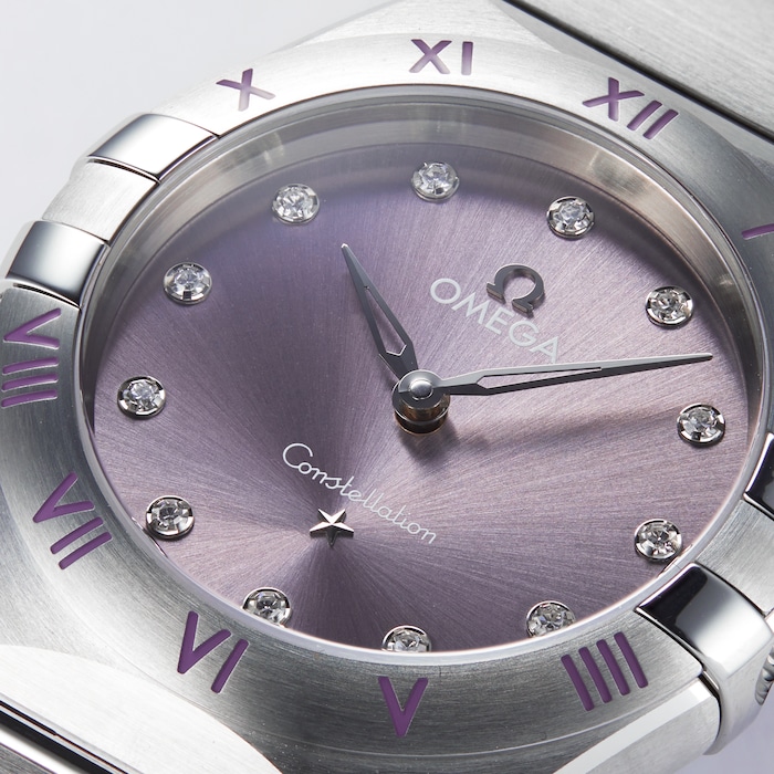 Constellation Co-Axial 28mm Ladies Watch Purple