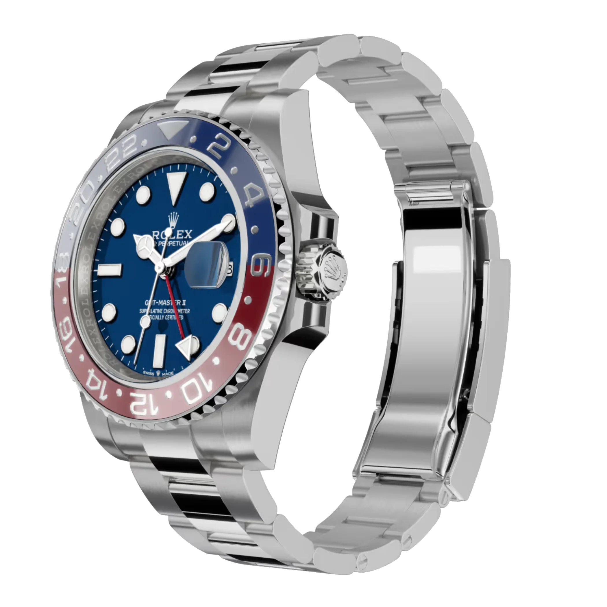 GMT-Master II: white gold, midnight blue dial, Oyster bracelet, m126719blro-0003
