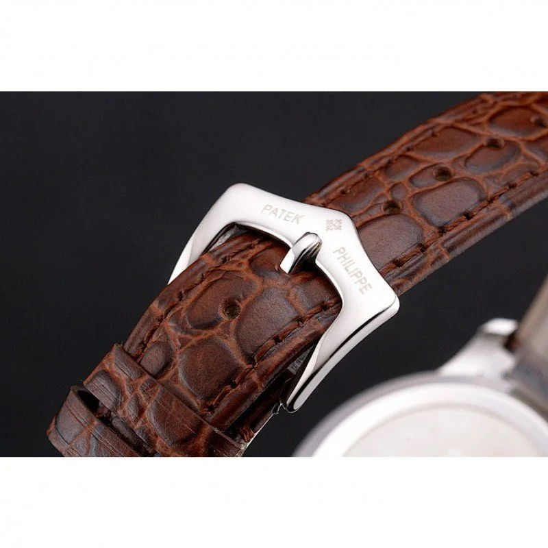 Calatrava Date Dial White 41 mm, Stainless Steel