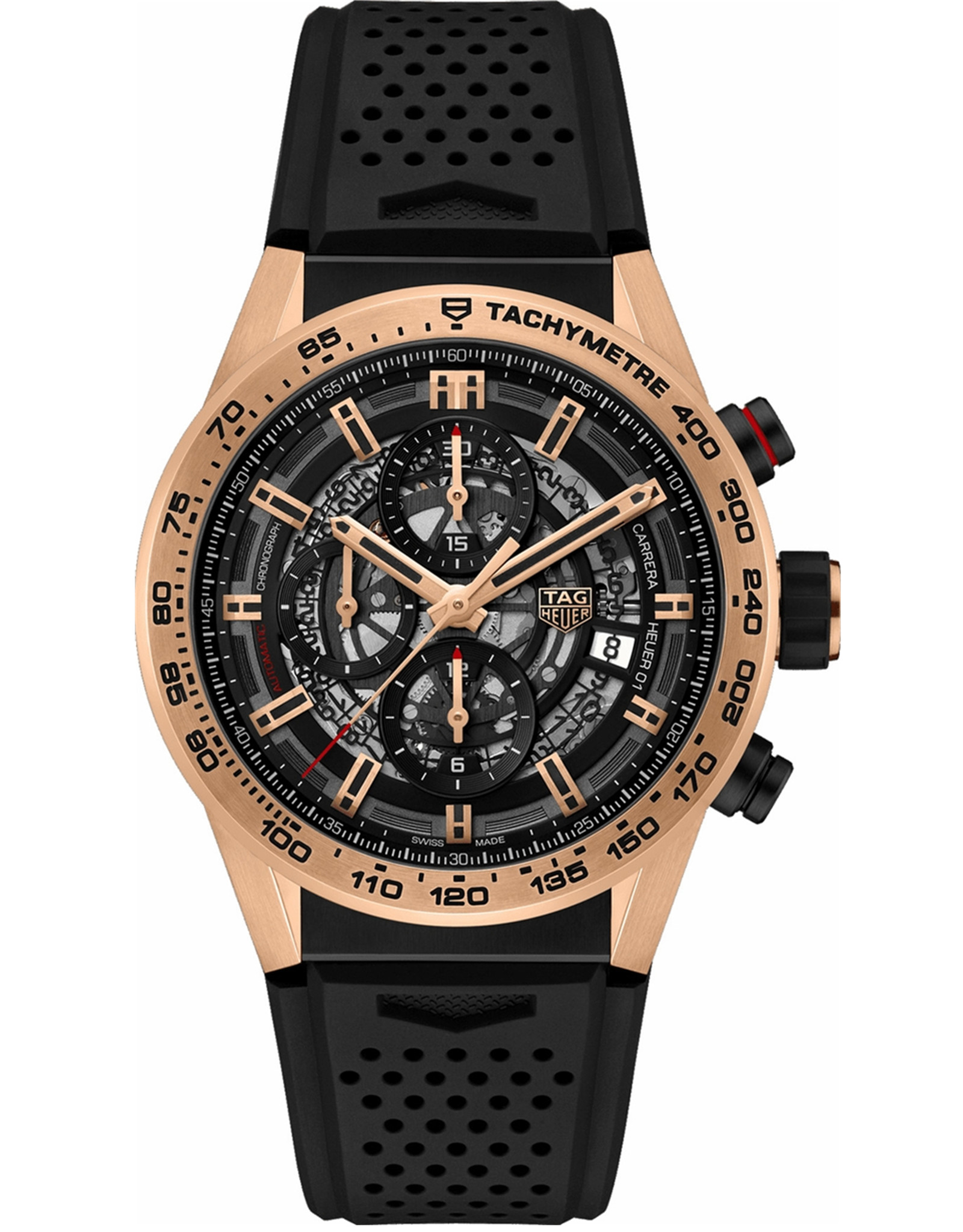 Carrera Quartz Men's Luxury Watch CAR205B.FT6087 43MM