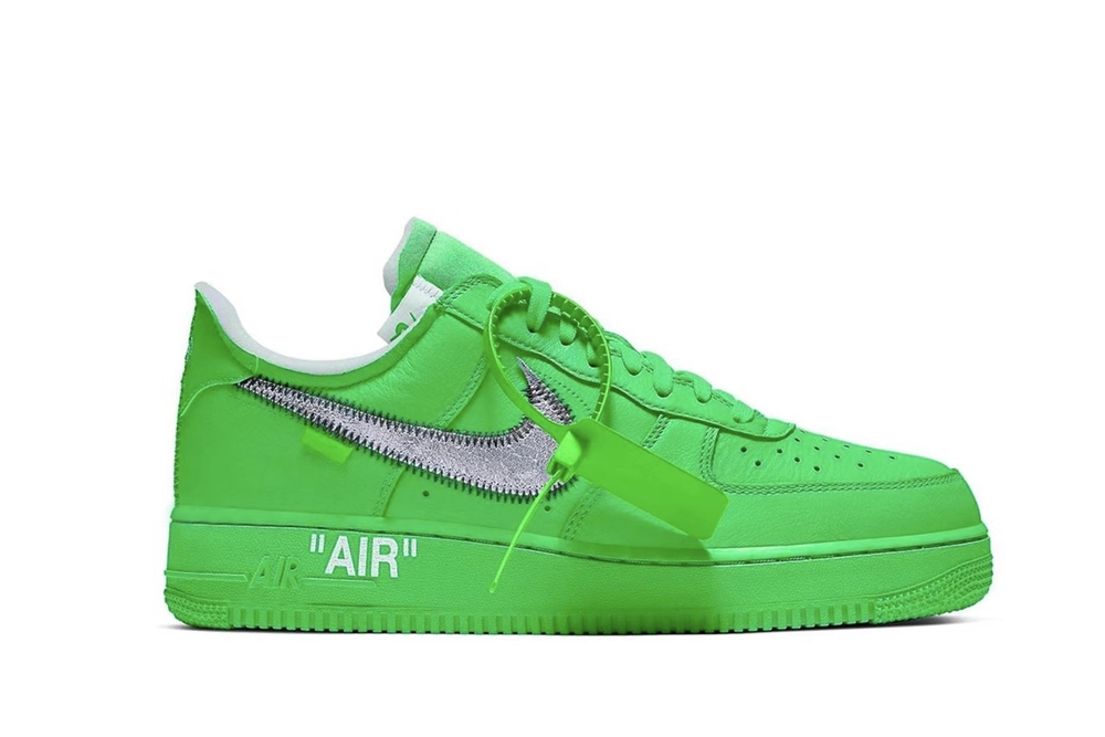 Air Force 1 Low Off-White Light Green Spark Quality