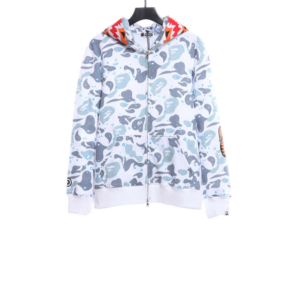 Tiger Embroidered Starry Hoodie
