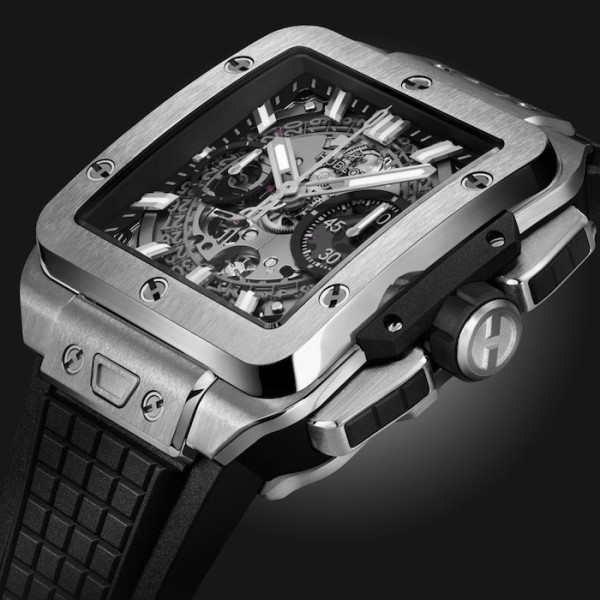 Square Bang Men Automatic Skeleton Rubber Watch 821.NX.0170.RX