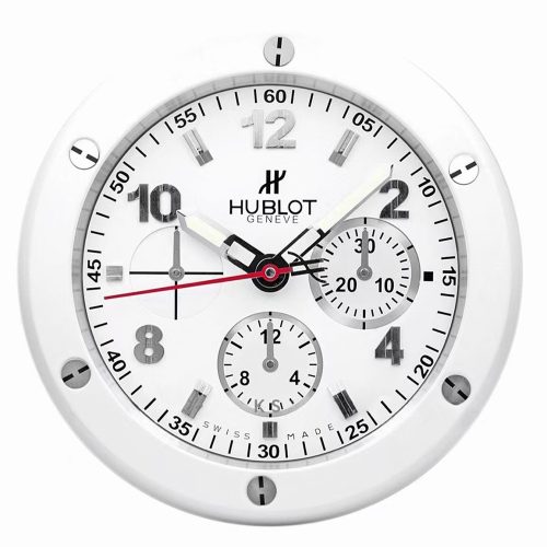 big bang white wall clock