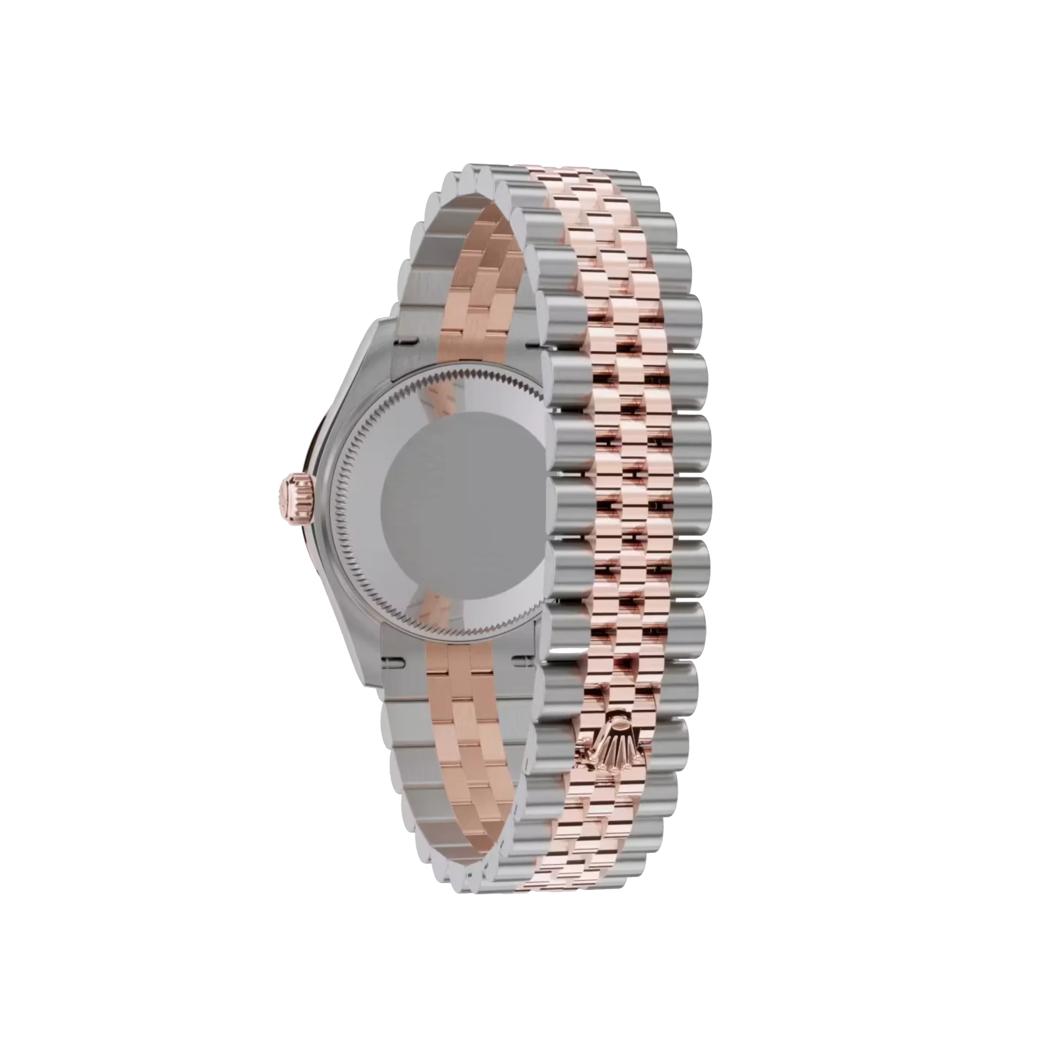 Datejust: Oystersteel and Everose gold, aubergine, diamond-set dial, Jubilee bracelet, m278341rbr-0020
