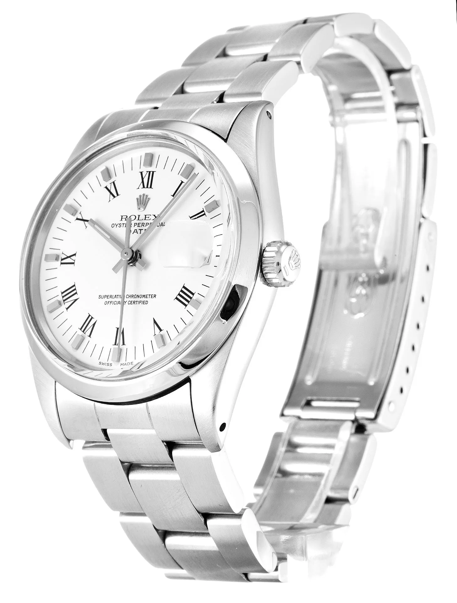 Oyster Perpetual Date White 15000