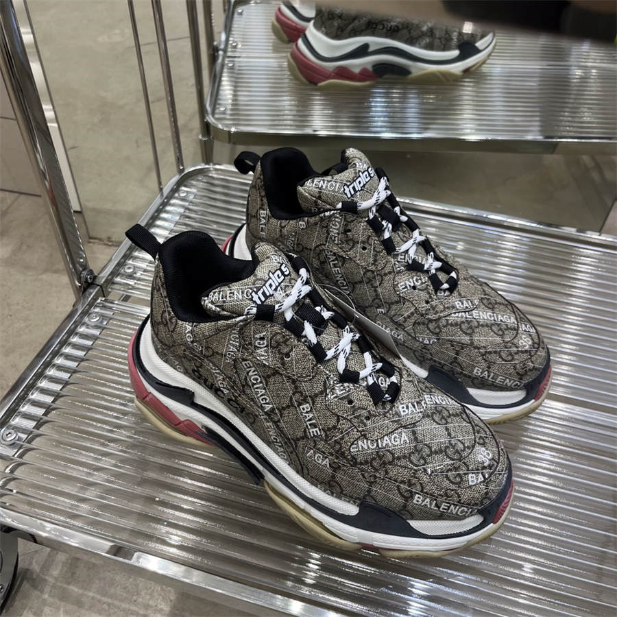 Balenciaga x Gucci triple sneakers