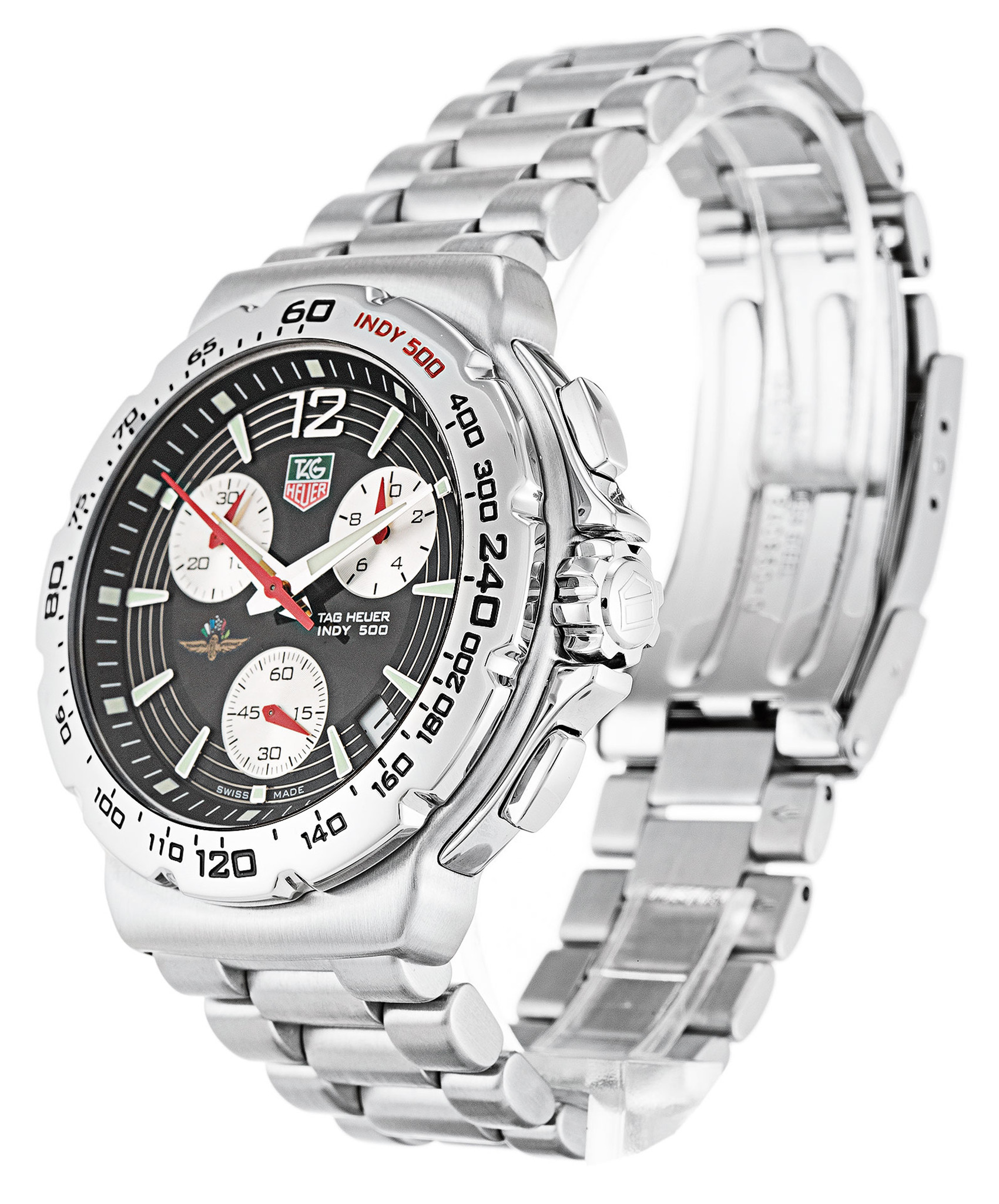 Formula 1 CAC111B.BA0850 Black Dial Stick Markers 40MM