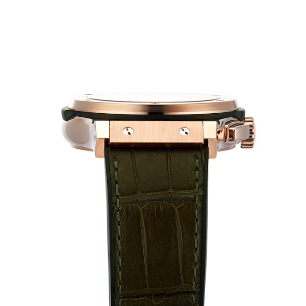 Classic Fusion Men Automatic Green Alligator Watch 541.OX.8980.LR