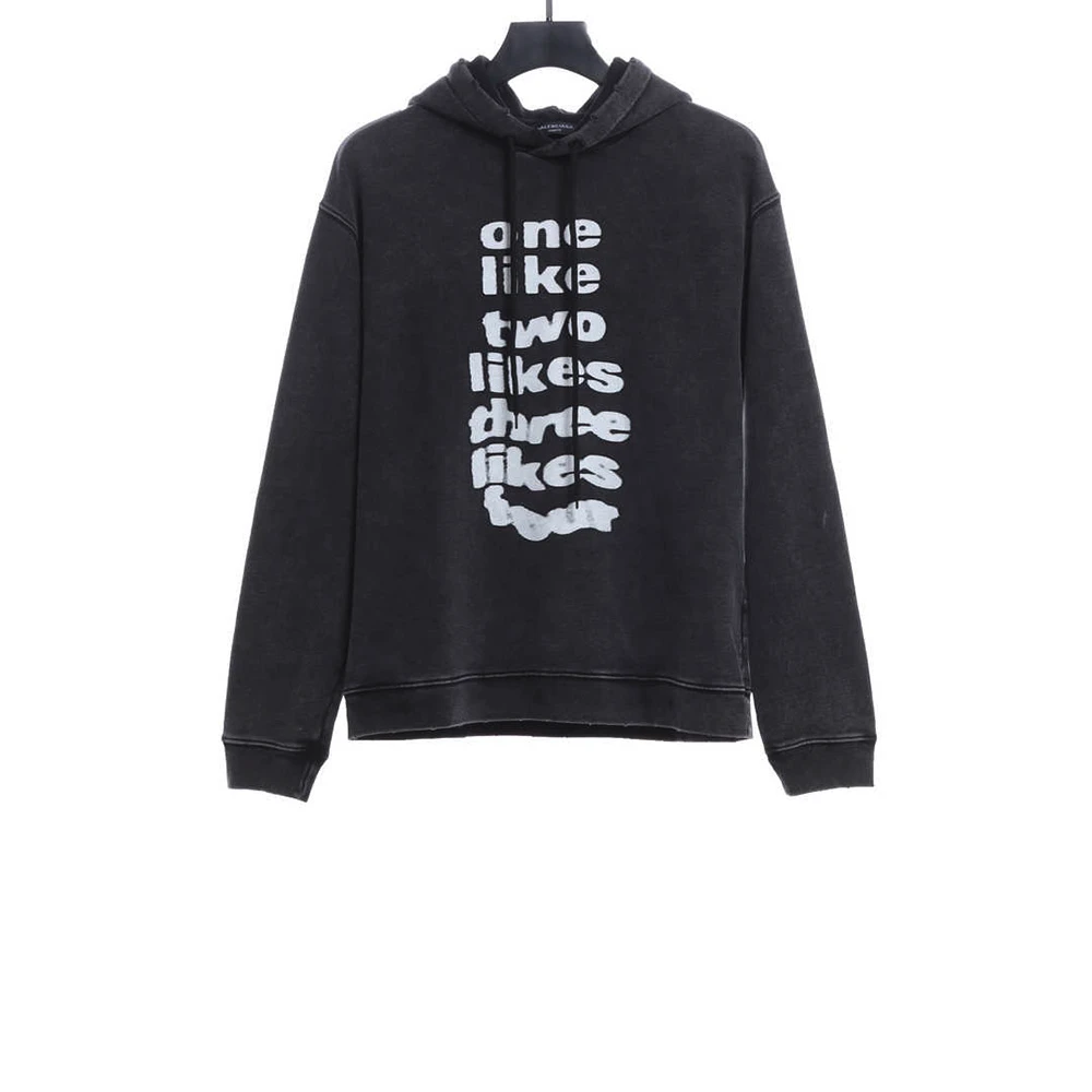 Distressed Phantom Heavy Washed Hoodie