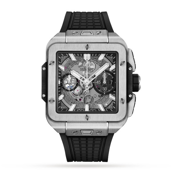 Square Bang Men Automatic Skeleton Rubber Watch 821.NX.0170.RX