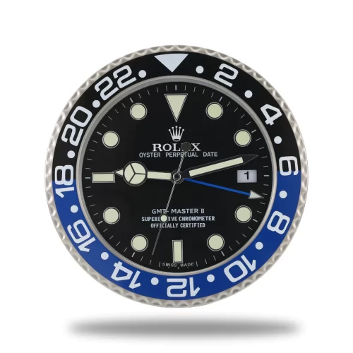 gmt master seriesblack blue wall clock