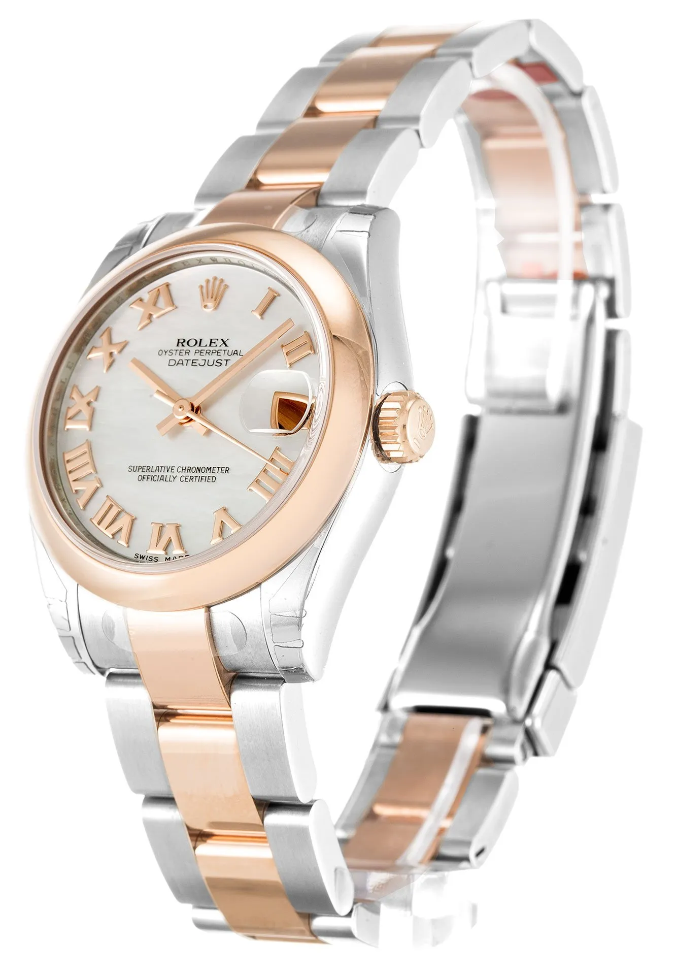 Datejust Mid-Size Pearl-White Dial 178241