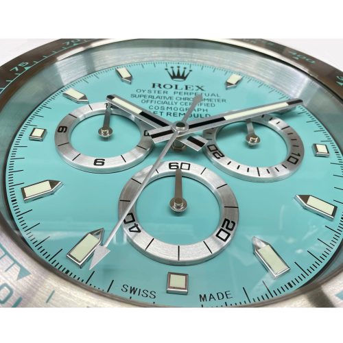 daytona cosmograph wall clock platinum dial