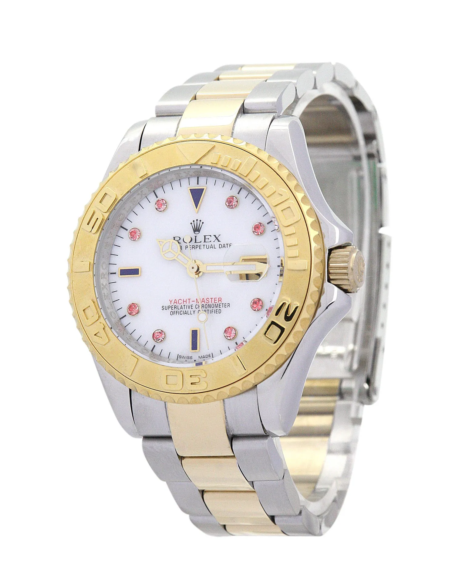 Yacht-Master Red Diamond and White dial 16623
