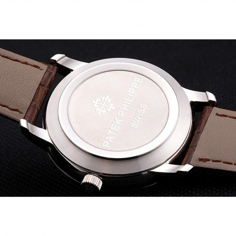 Calatrava Date Dial White 41 mm, Stainless Steel