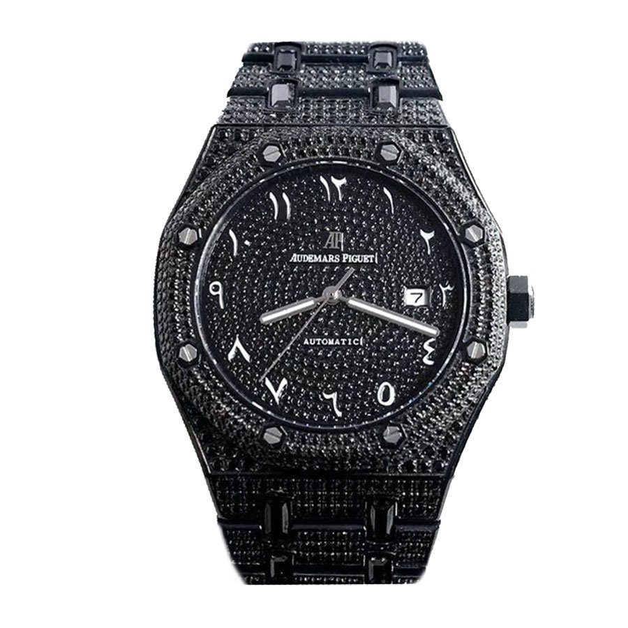 Royal Oak 42 mm, Black/Gem Set Ref. A160M266