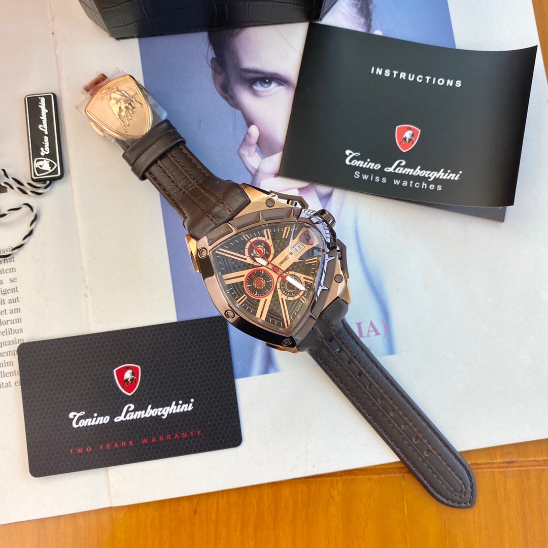 Tonino Lamborghini New Spyder Chronograph Gold / Black