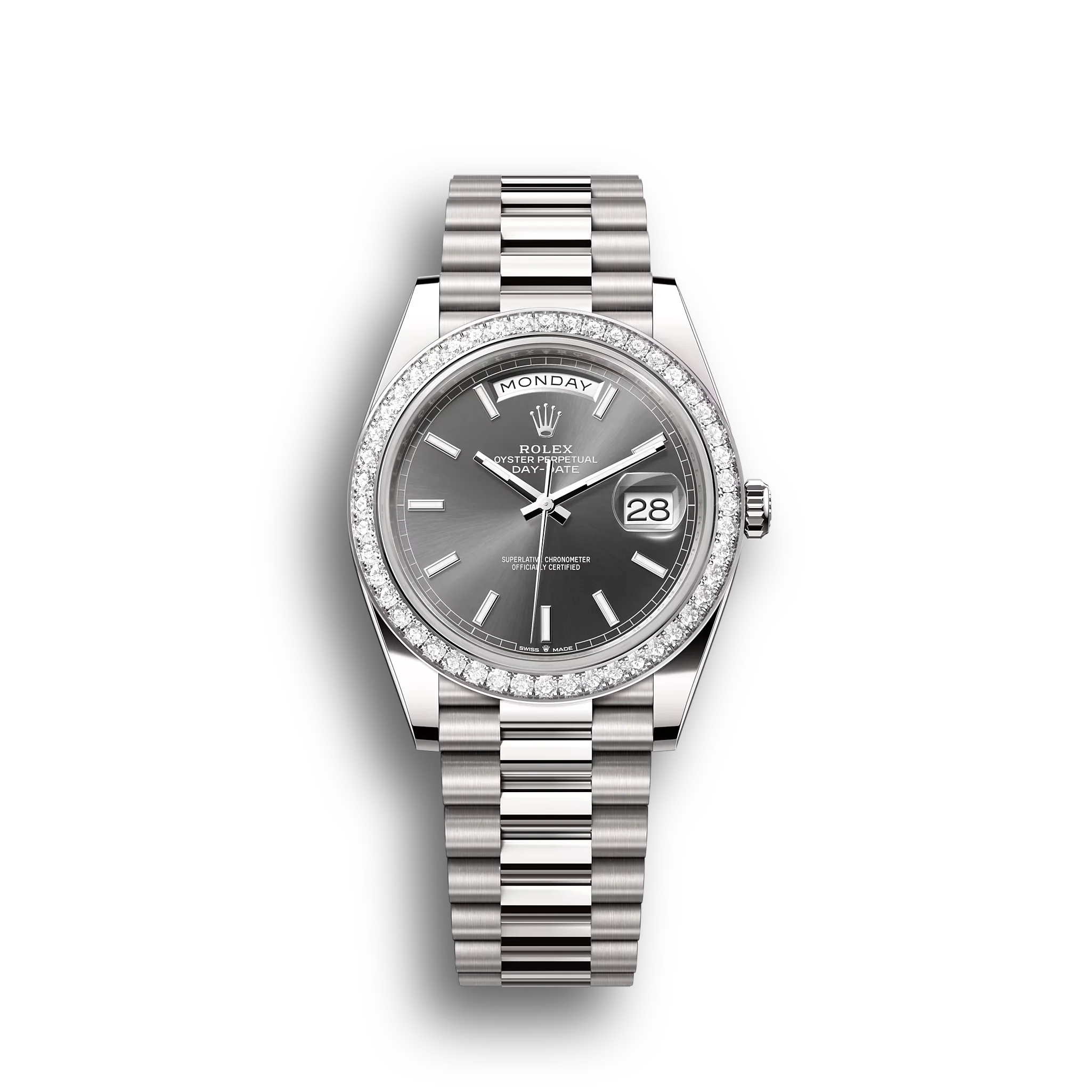 Day-Date: white gold, slate dial, m228349rbr-0041