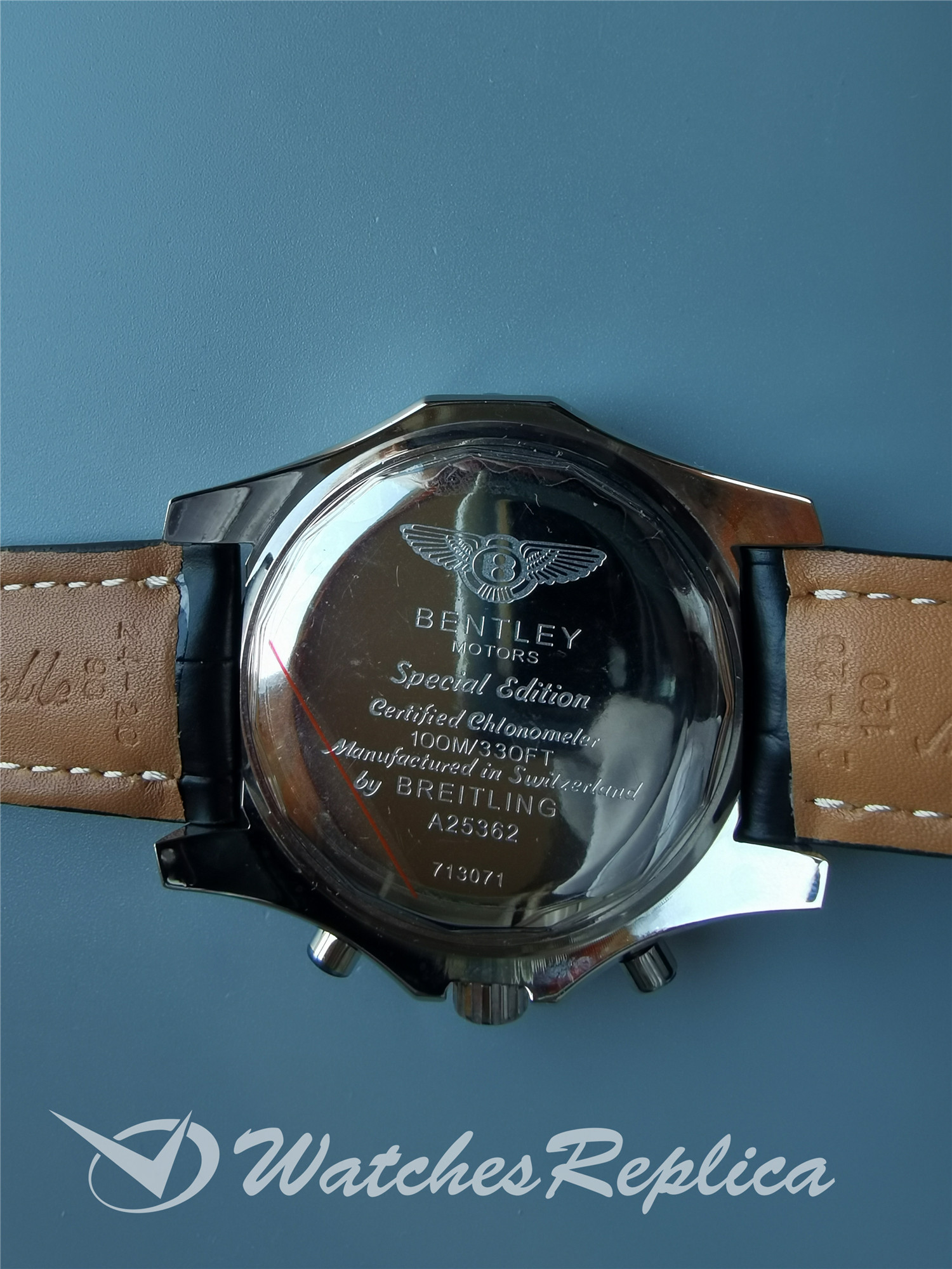 Bentley Stainless Steel And Leather For Men Watch