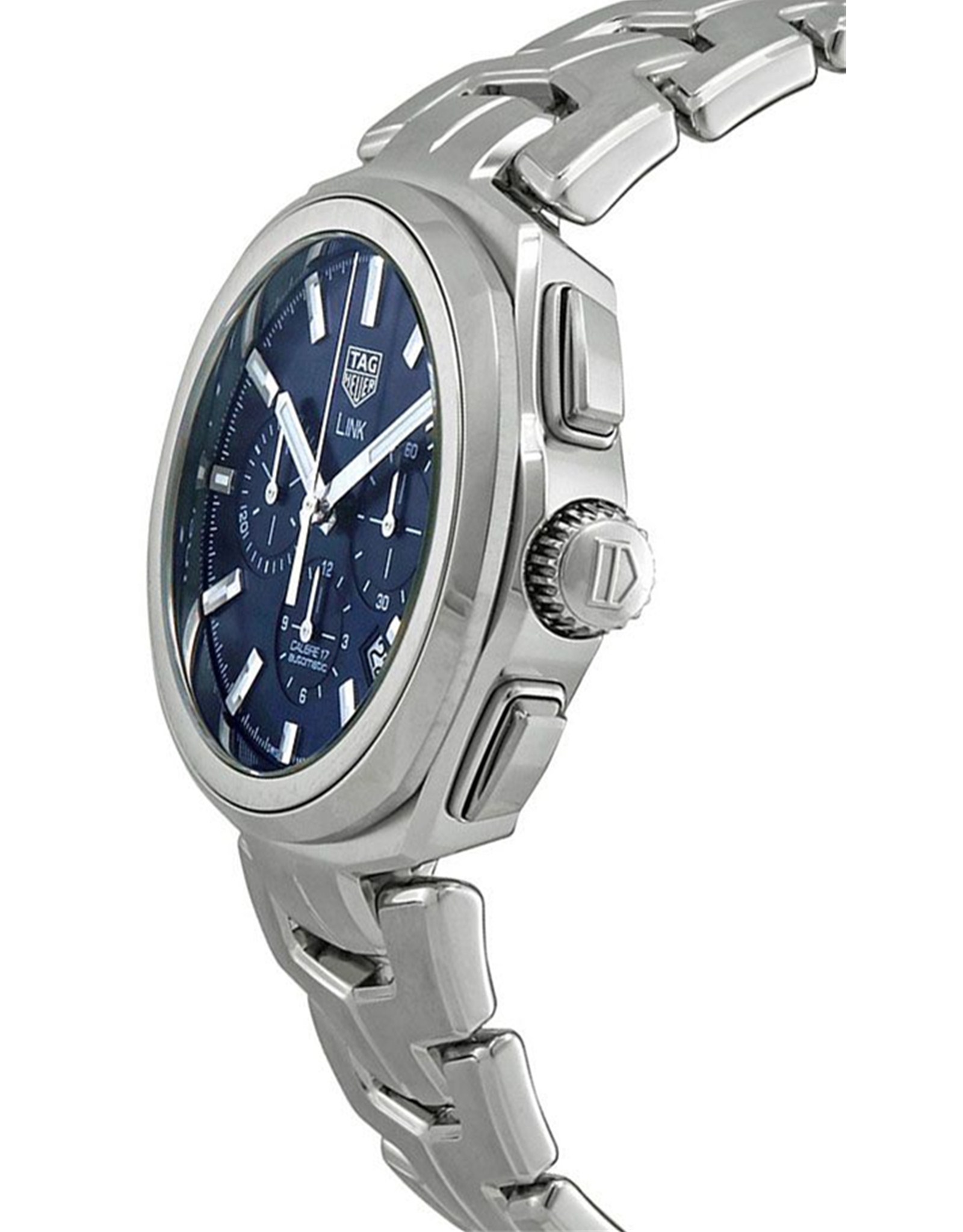 Link Blue Dial Chronograph Men's Watch CBC2112.BA0603 41MM