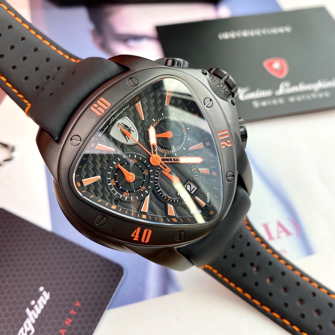 Tonino Lamborghini New Spyder Chronograph Orange / Black