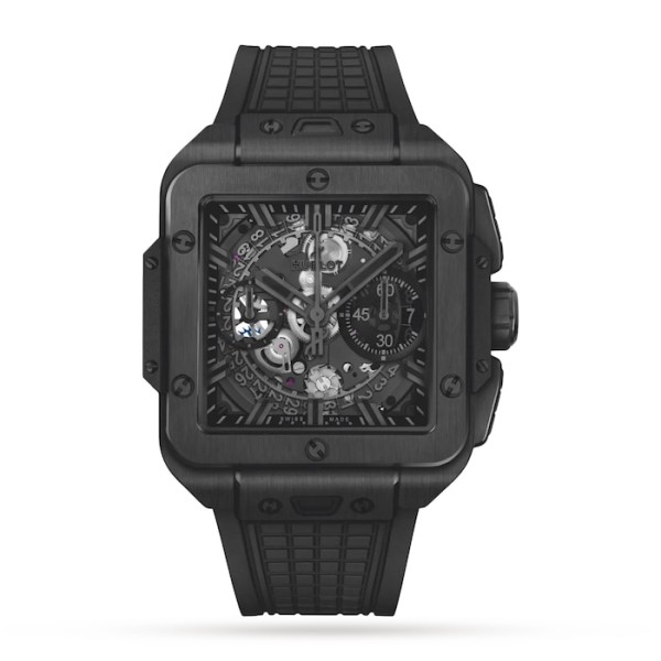 Square Bang Men Automatic Skeleton Rubber Watch 821.CX.0140.RX