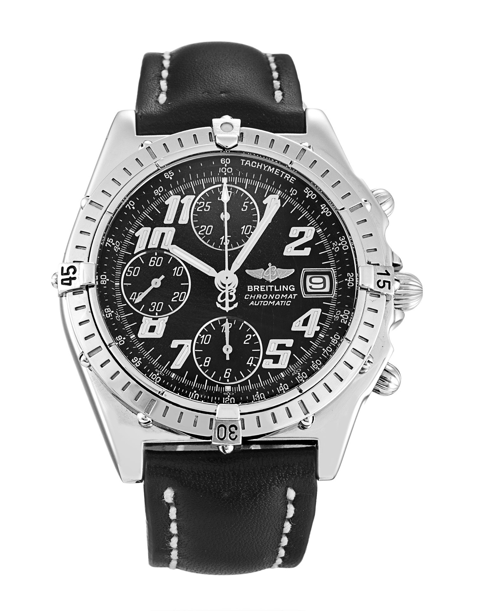 Chronomat Black Dial Number Markers A13050.1