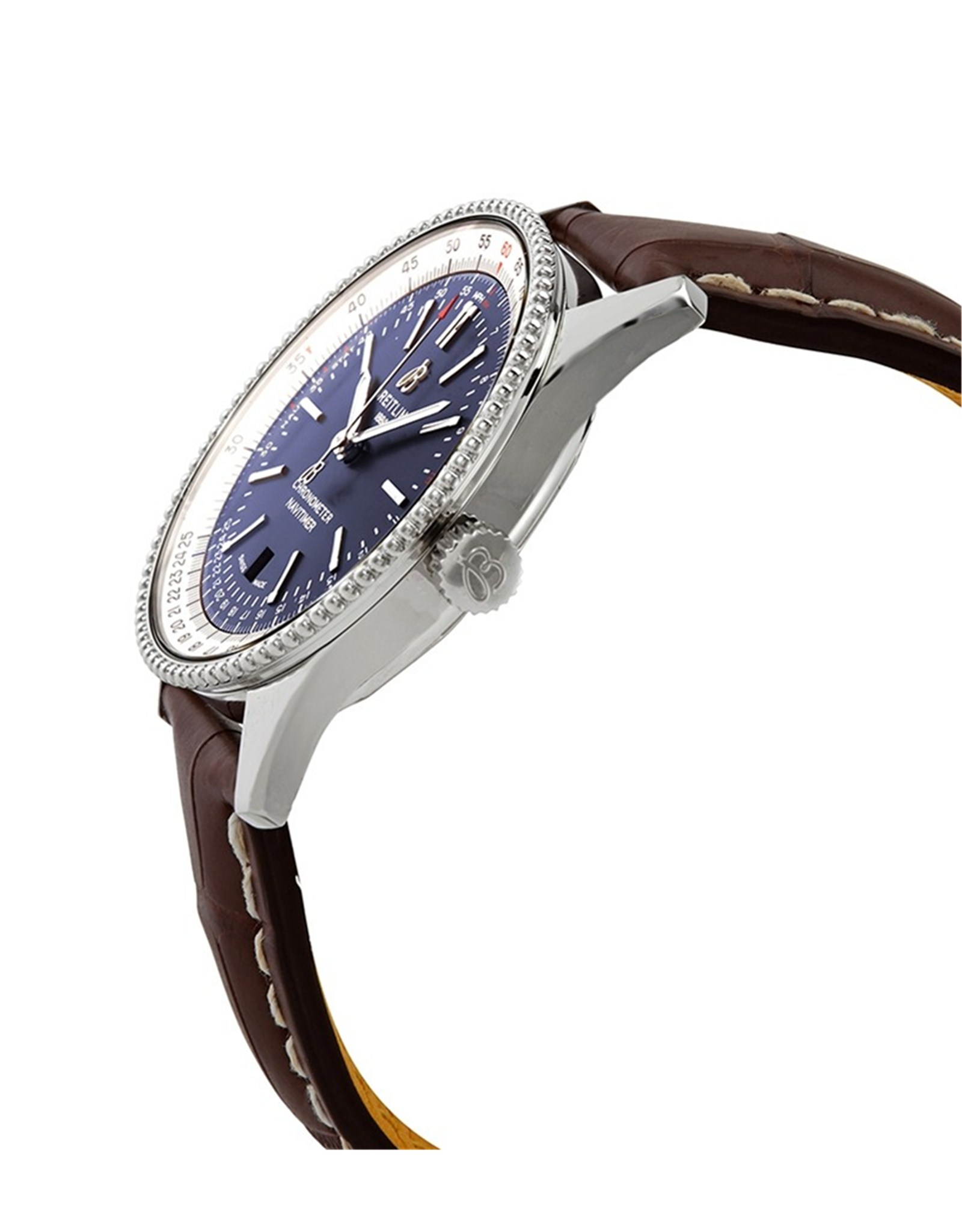 Navitimer Blue Dial Brown Leather Strap A17326211C1P1