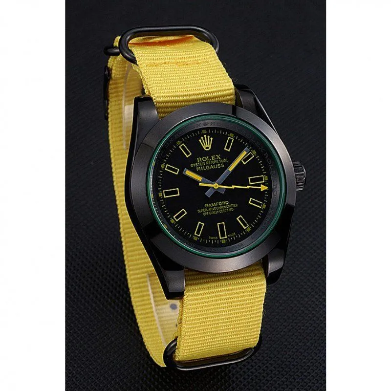 Milgauss Bamford Yellow Nylon Strap 621999