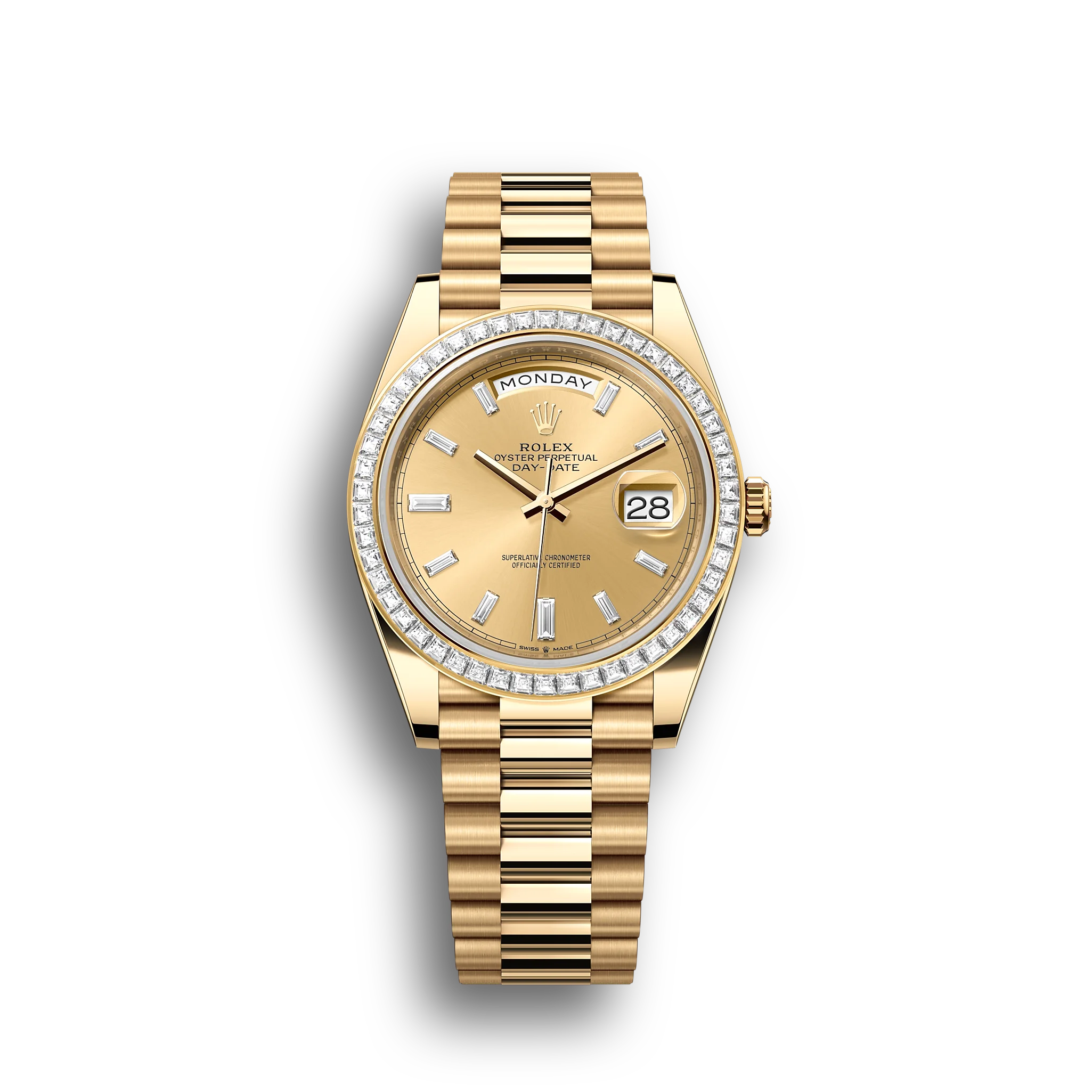 Day-Date: Yellow gold, champagne dial, m228398tbr-0003