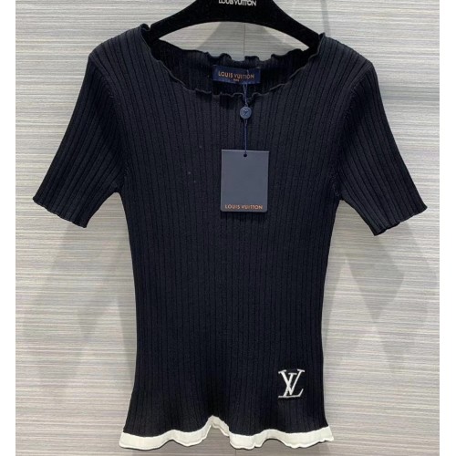 Louis Vuitton Short-Sleeved Top Black