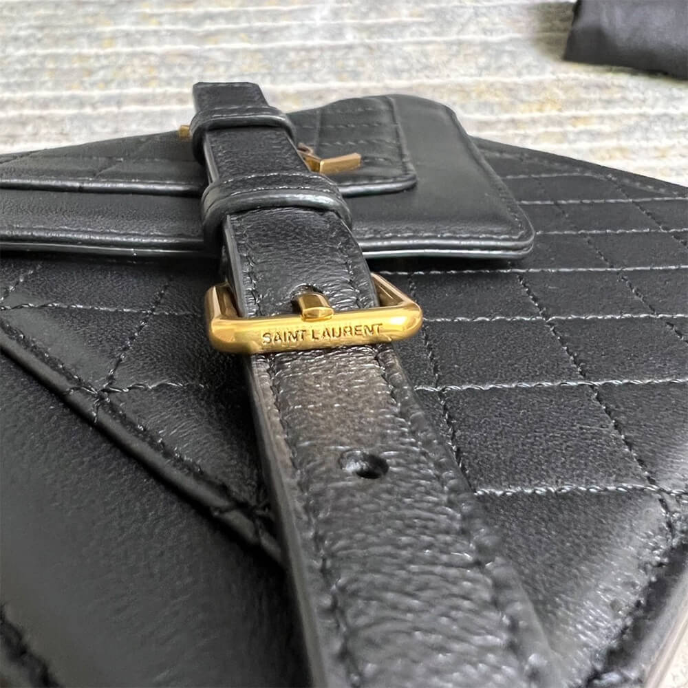 YSL GABY MINI SATCHEL IN QUILTED LAMBSKIN