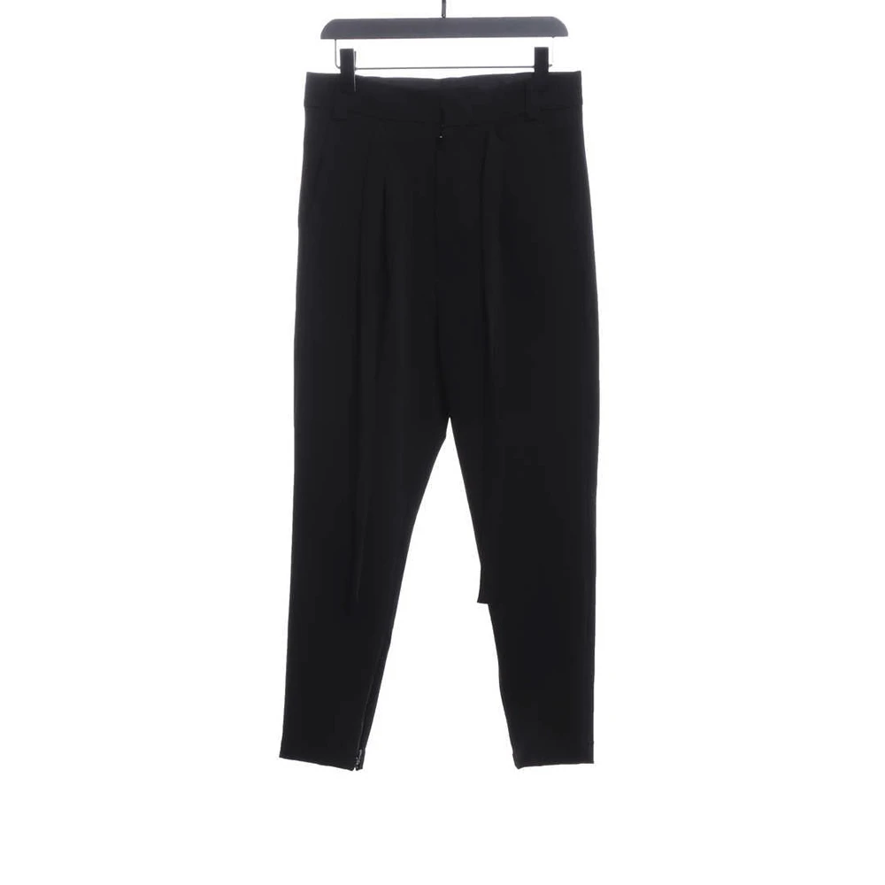 Loose Ribbon Cut Trousers