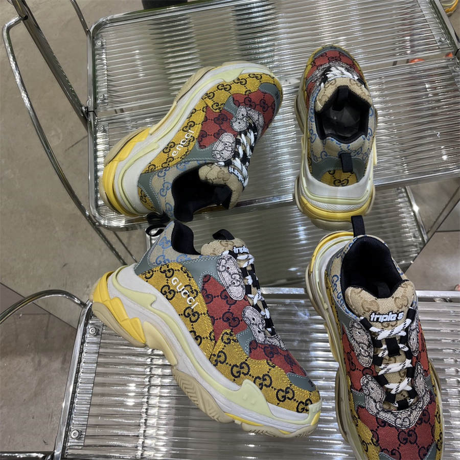 Balenciaga x Gucci triple sneakers