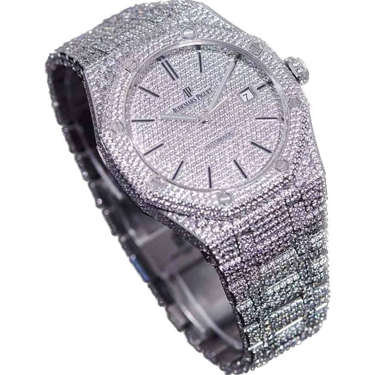Royal Oak Selfwinding 41 mm, Steel/Gem Set Ref. 15400SR.OO.1220SR.01