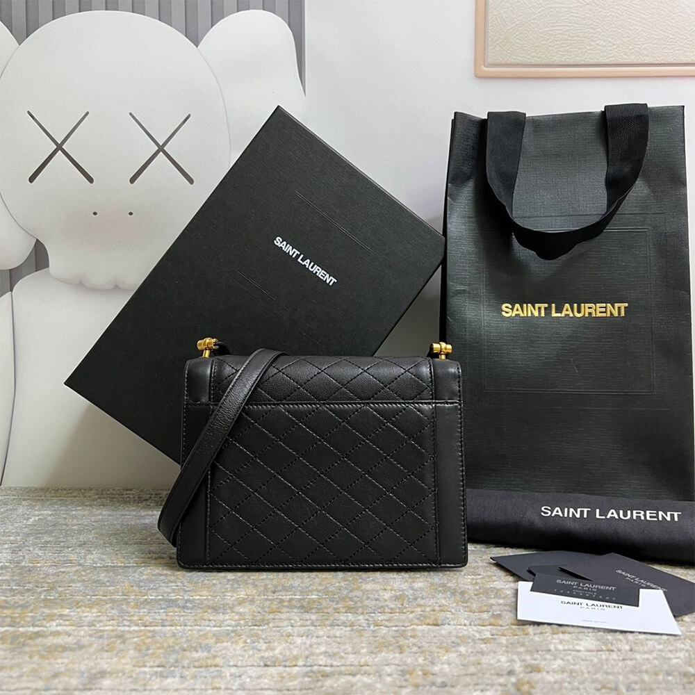 YSL GABY MINI SATCHEL IN QUILTED LAMBSKIN