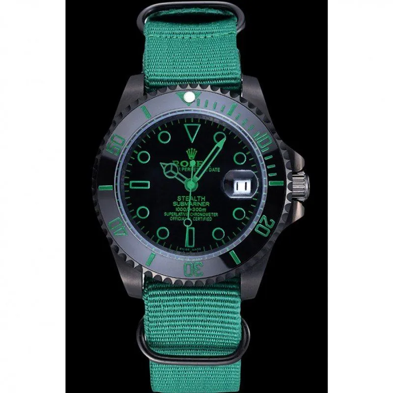 Stealth Submariner Green Nylon Strap 622009
