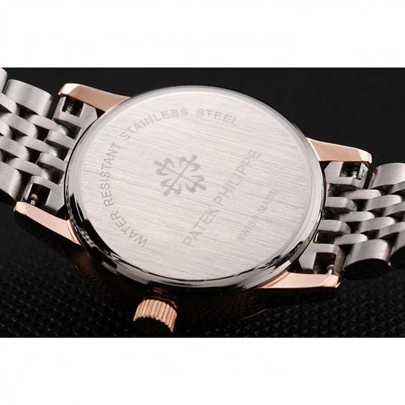 Calatrava Ladies Dial White 28 mm, Yellow Gold