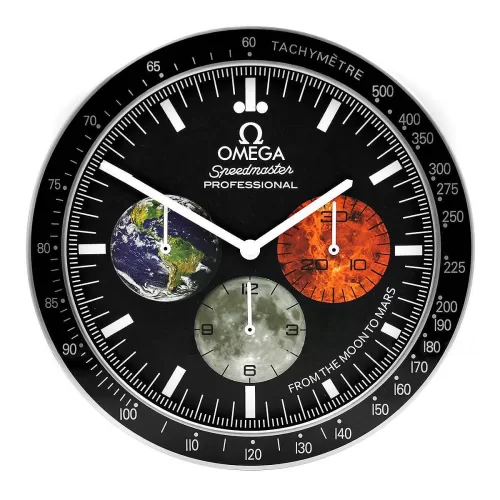 speedmaster moon to mars wall clock